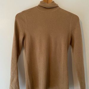 Chico’s tan turtleneck sweater